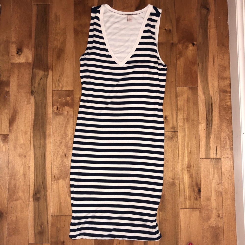Striped tight dress